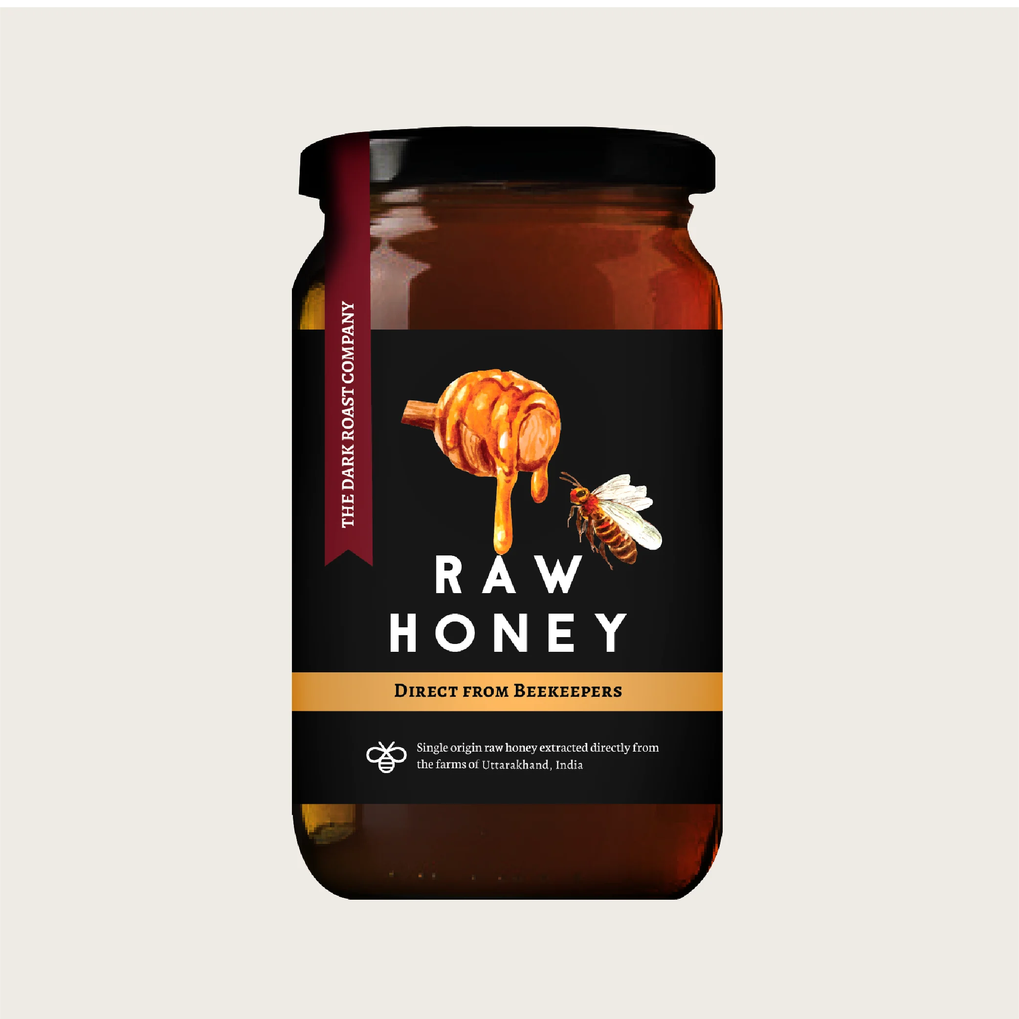 thedarkroastcompany-rawhoney-organic-farmtohome-unprocessed-organichimalayanhoney-anttioxidants-beekeepers-honey Organic Honey - Image 1
